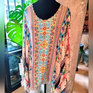 Johnny Was ladies tunic top